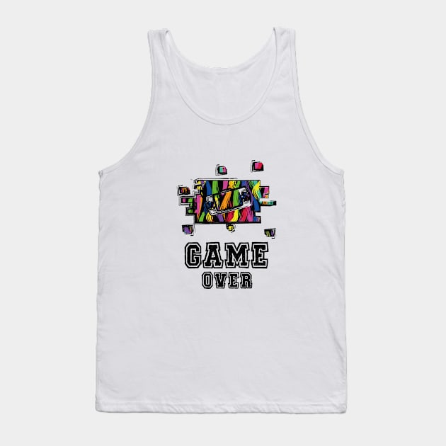 GAME OVER Tank Top by cakireemre4053@gmail.com